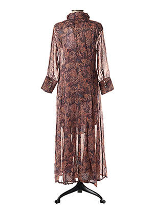Robe longue marron IRO femme