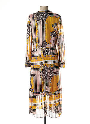 Robe mi-longue jaune SECOND FEMALE femme