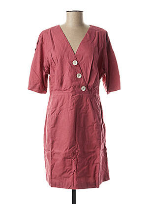 Robe mi-longue rose DAY OFF femme