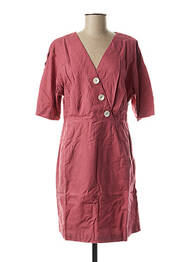 Robe mi-longue rose DAY OFF femme