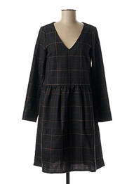 Robe mi-longue noir DAY OFF femme