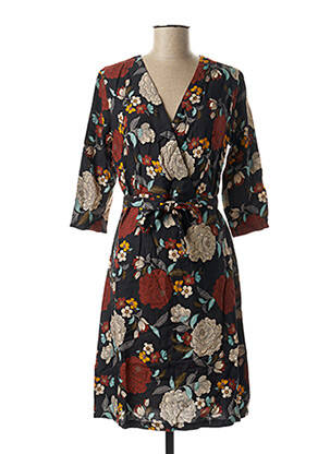 Robe mi-longue noir NATHALIE VLEESCHOUWER femme