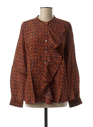 Chemisier marron DIEGA femme