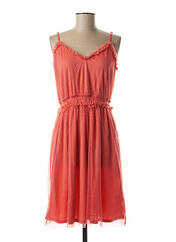 Robe mi-longue rose VILA pour femme seconde vue