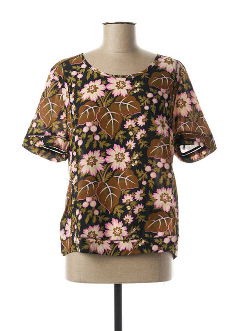 Blouse marron SCOTCH & SODA femme