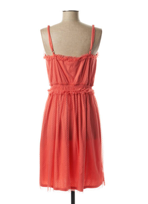 Robe mi-longue rose VILA pour femme