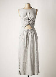 Robe longue gris ALEXANDER WANG femme