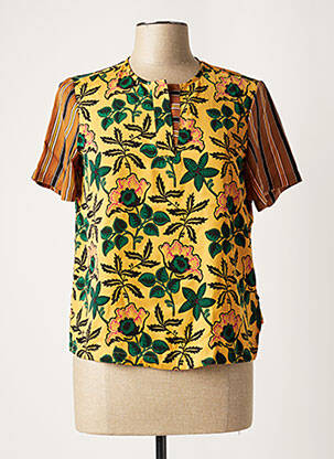 Top jaune MAISON SCOTCH femme