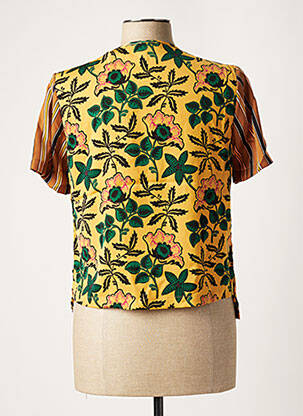 Top jaune MAISON SCOTCH femme