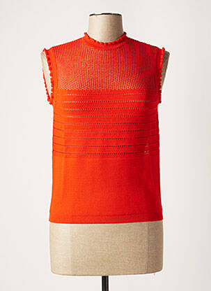 Pull orange CARVEN femme