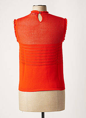 Pull orange CARVEN femme
