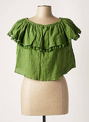 Top vert LAURENCE BRAS femme