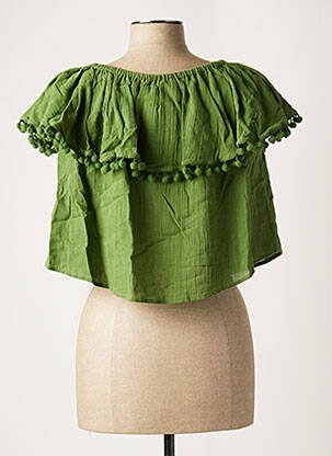 Top vert LAURENCE BRAS femme