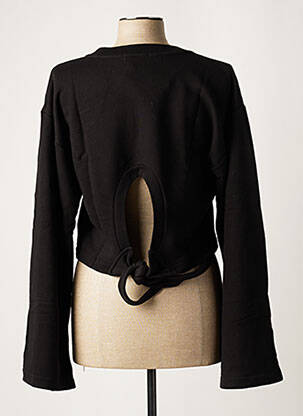Sweat-shirt sans capuche noir ALEXANDER WANG femme