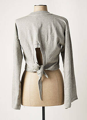 Sweat-shirt sans capuche gris ALEXANDER WANG femme