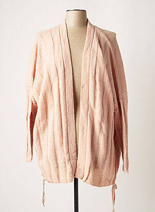 Gilet manches longues rose SACK'S femme