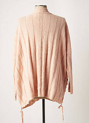 Gilet manches longues rose SACK'S femme