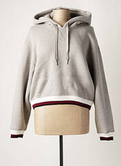 Sweat-shirt à capuche gris ALEXANDER WANG pour femme seconde vue