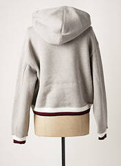 Sweat-shirt à capuche gris ALEXANDER WANG pour femme seconde vue