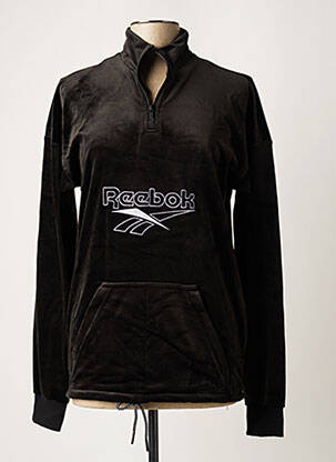 Sweat-shirt noir REEBOK pour femme