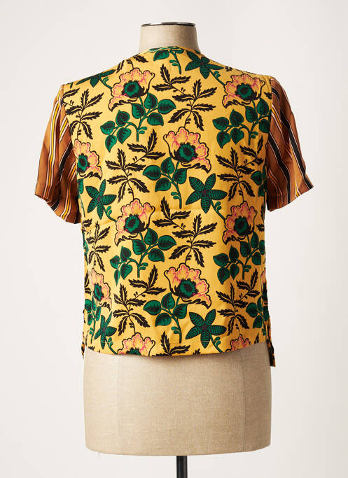 Top jaune MAISON SCOTCH pour femme