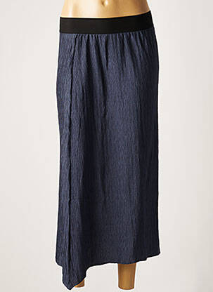 Jupe longue coupe fluide bleu RABENS SALONER femme