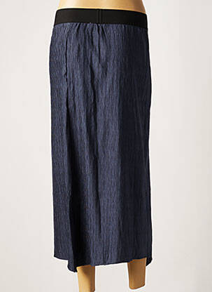 Jupe longue coupe fluide bleu RABENS SALONER femme