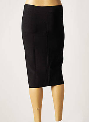 Jupe mi-longue taille élastique noir ALEXANDER WANG femme