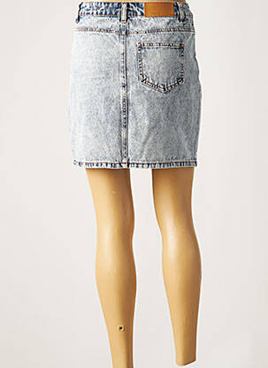 Jupe courte poches bleu NOISY MAY femme