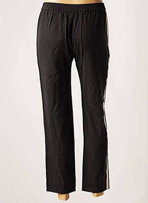 Pantalon 7/8 taille élastique noir SACK'S femme
