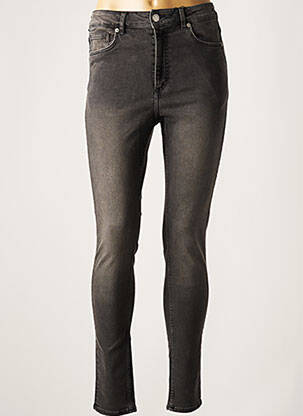 Pantalon slim stretch taille normale gris CHEAP MONDAY femme