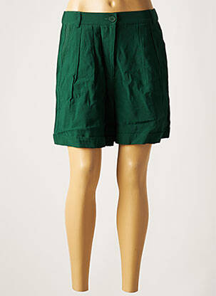 Short coupe fluide taille haute vert DAY OFF femme