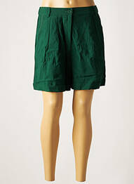Short finition revers taille haute vert DAY OFF femme