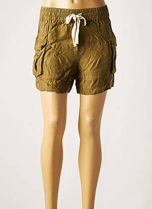 Short coupe droite vert MAISON SCOTCH femme