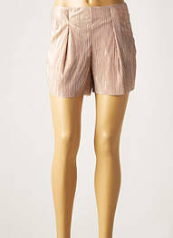Short taille élastique rose RABENS SALONER femme