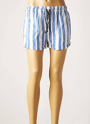 Short finition revers bleu BELLEROSE femme