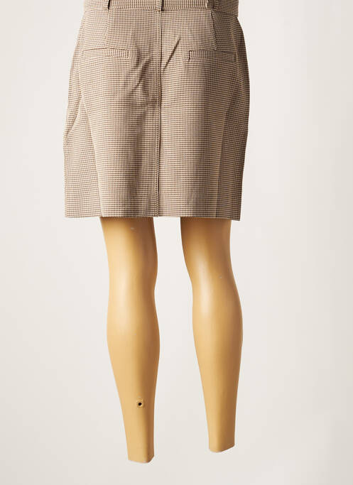 Jupe courte marron DAY OFF pour femme