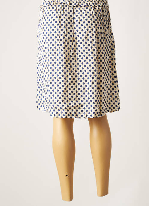 Jupe mi-longue beige BELLEROSE pour femme