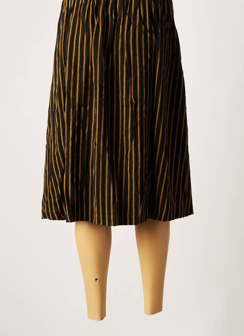 Jupe mi-longue noir BELLEROSE pour femme