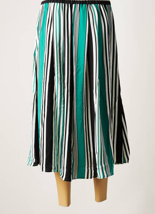 Jupe mi-longue vert GRACE & MILA pour femme