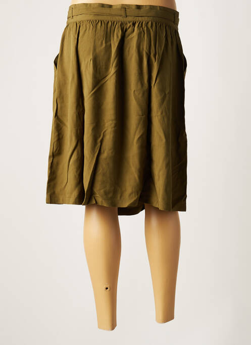 Jupe mi-longue vert VILA pour femme
