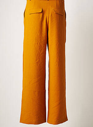 Pantalon large jaune SAMSOE & SAMSOE femme
