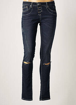 Jeans coupe slim bleu PLEASE femme