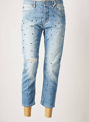 Pantacourt bleu PLEASE femme
