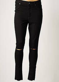 Pantalon slim noir CHEAP MONDAY femme