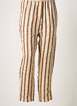Pantalon droit beige POMANDERE femme