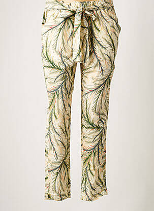 Pantalon slim beige MY SUNDAY MORNING femme