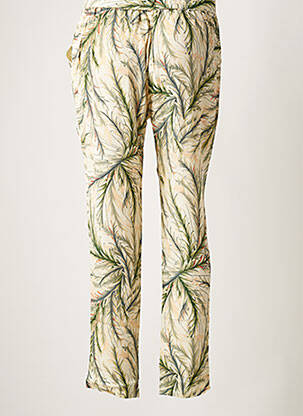 Pantalon slim beige MY SUNDAY MORNING femme