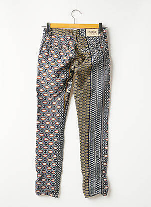 Pantalon 7/8 bleu PLEASE femme