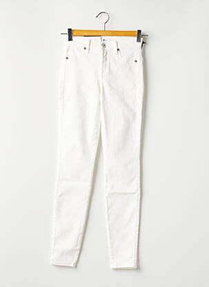 Pantalon slim blanc 7 FOR ALL MANKIND femme